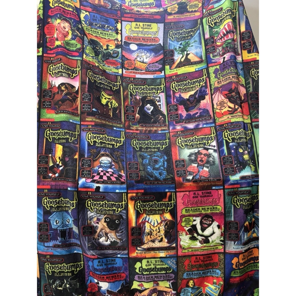 Goosebumps Book Covers Fleece Super Soft Blanket Throw Horror R.L. Stine